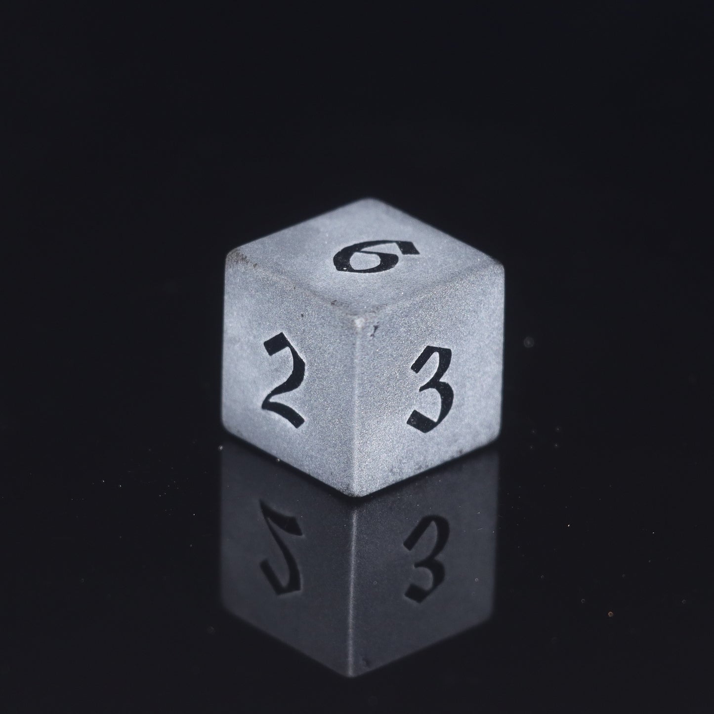 Frosted Obsidian Dice Engraved Gemstone D&D Dice Set Stone DND Dice for Dungeons and Dragons, Handmade Stone Dice for MTG Table Games