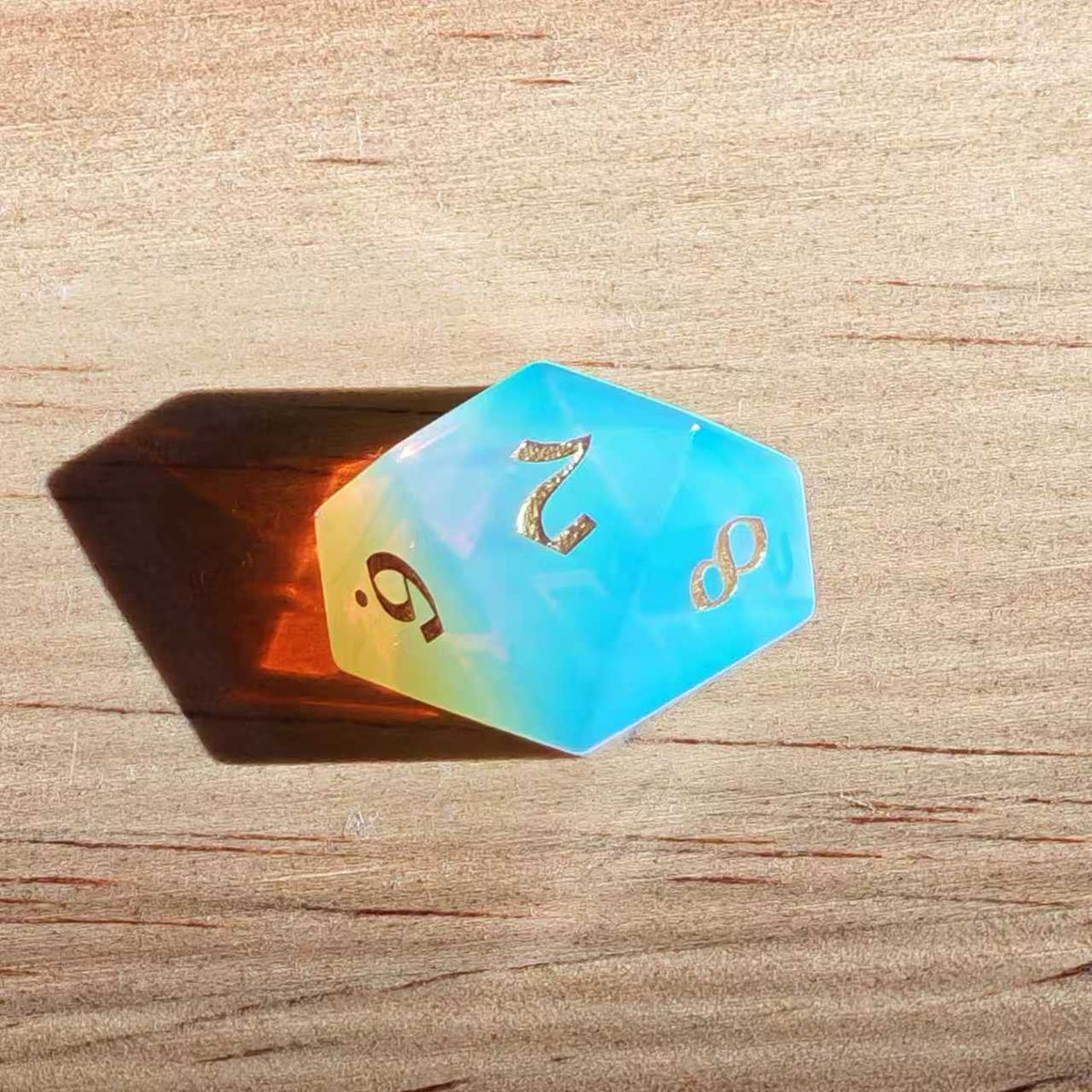 Opal Gemstone DND Dice Set from MAGISEVEN