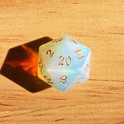 Opal Gemstone DND Dice Set from MAGISEVEN