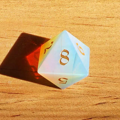 Opal Gemstone DND Dice Set from MAGISEVEN